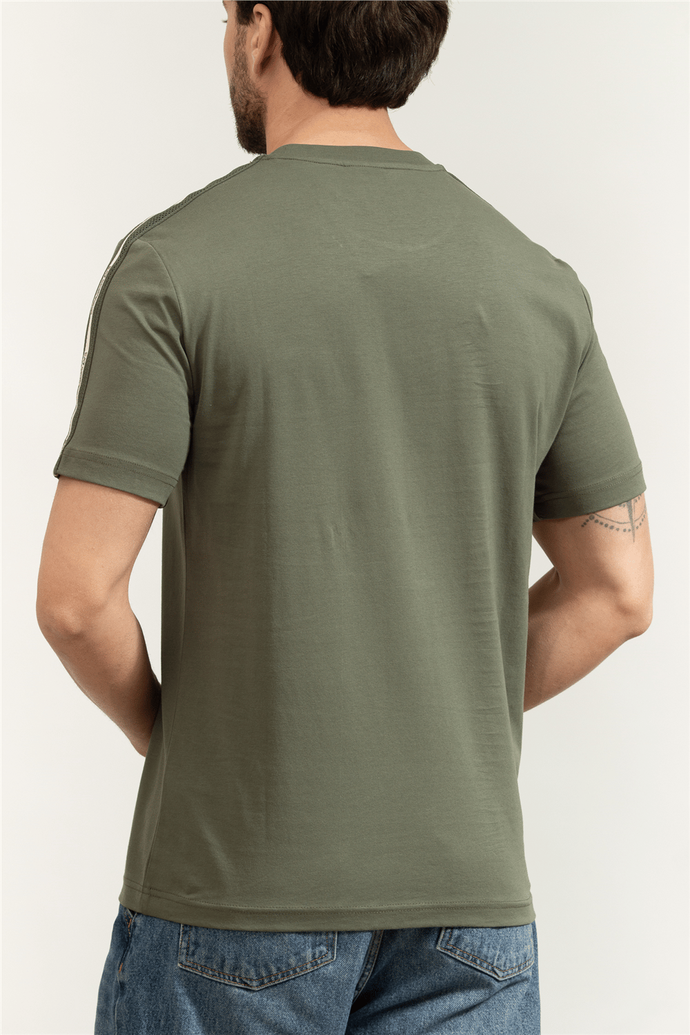 EA7 Erkek Bisiklet Yaka T-Shirt