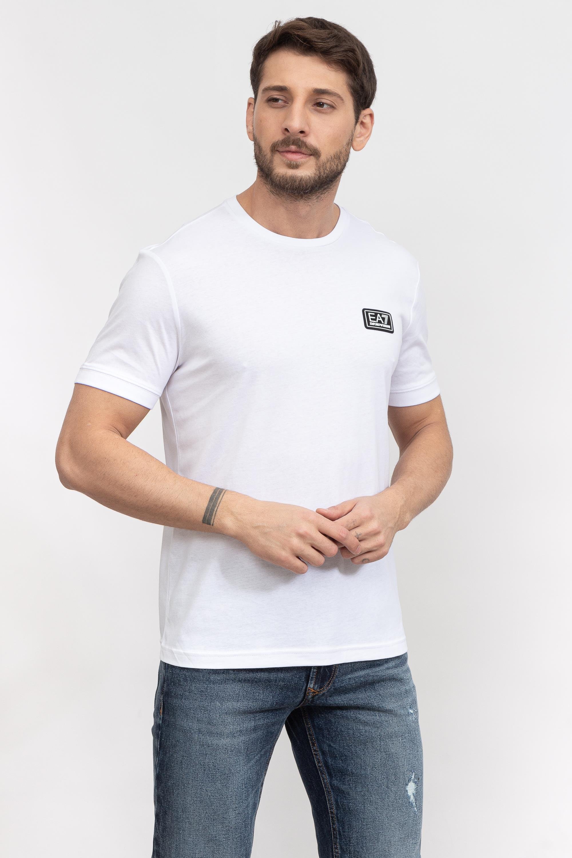 EA7 Erkek Bisiklet Yaka T-Shirt