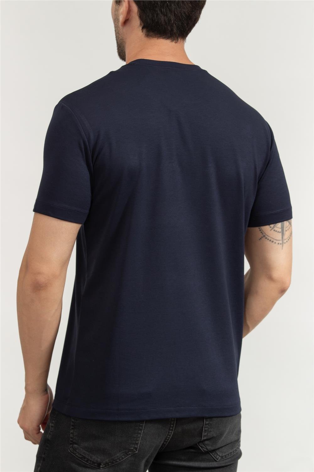 EA7 Erkek Bisiklet Yaka T-Shirt