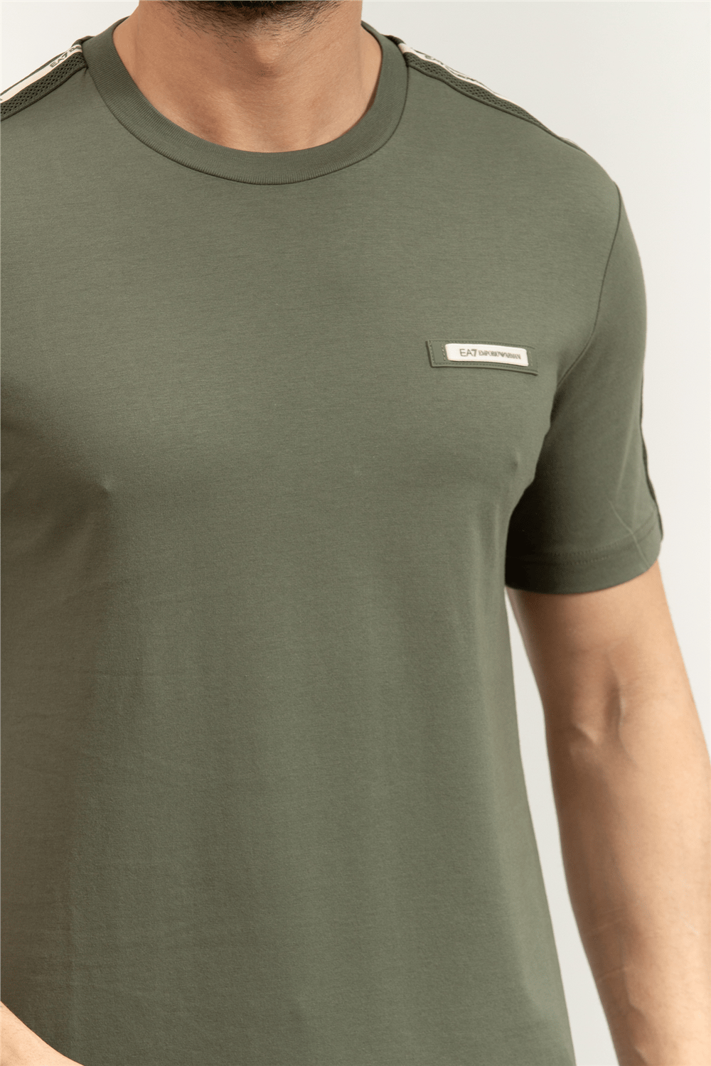 EA7 Erkek Bisiklet Yaka T-Shirt