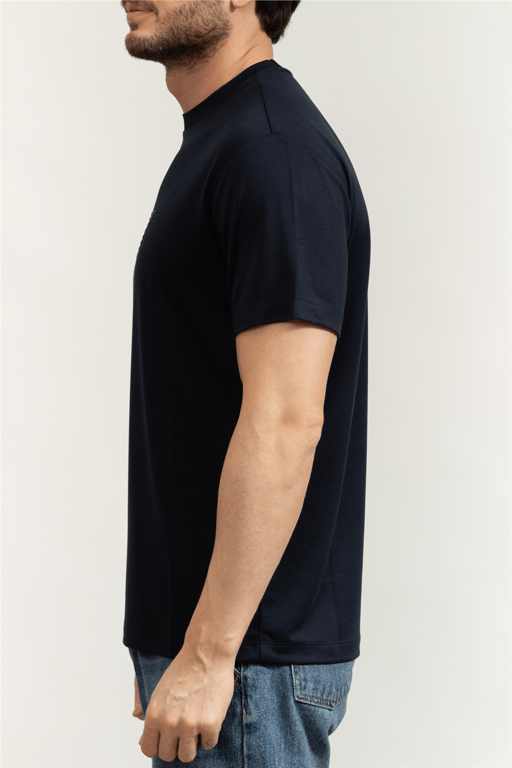 EA7 Erkek Bisiklet Yaka T-Shirt