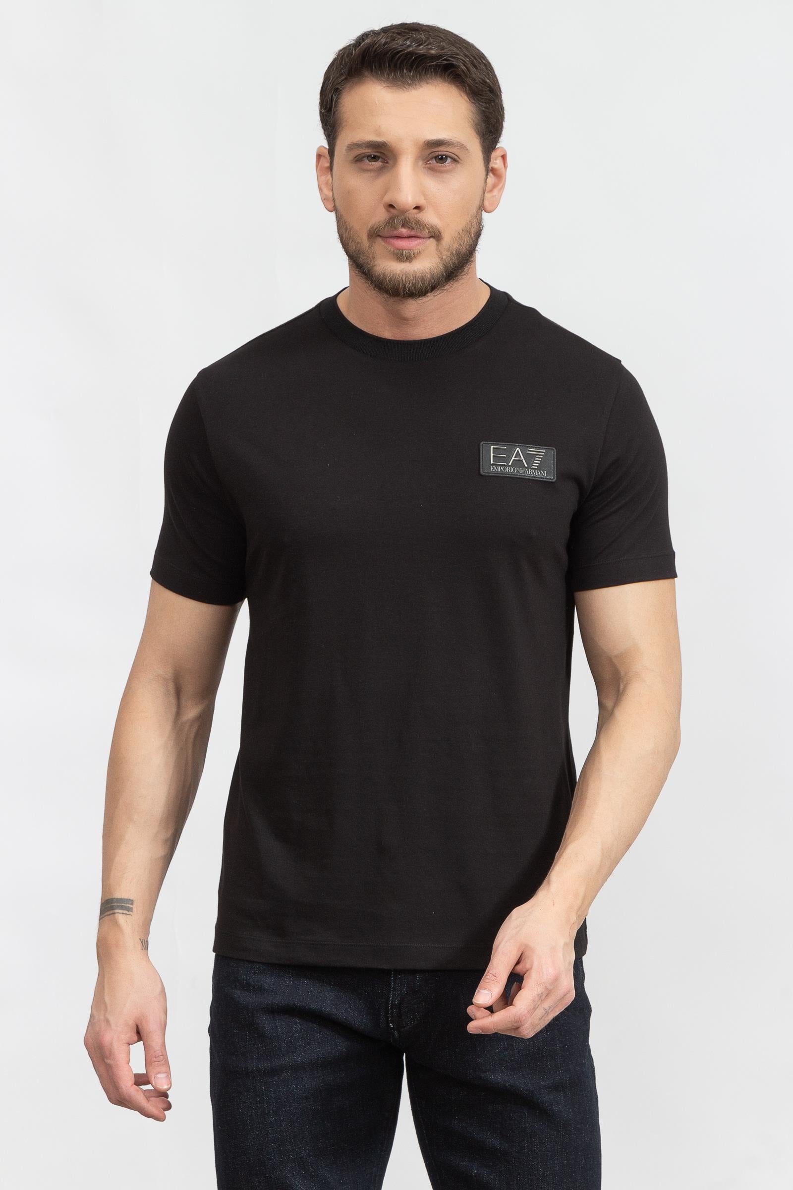 EA7 Erkek Bisiklet Yaka T-Shirt