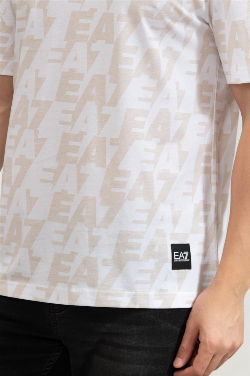 EA7 Erkek Bisiklet Yaka T-Shirt