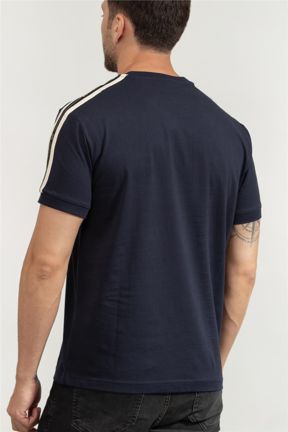 EA7 Erkek Bisiklet Yaka T-Shirt