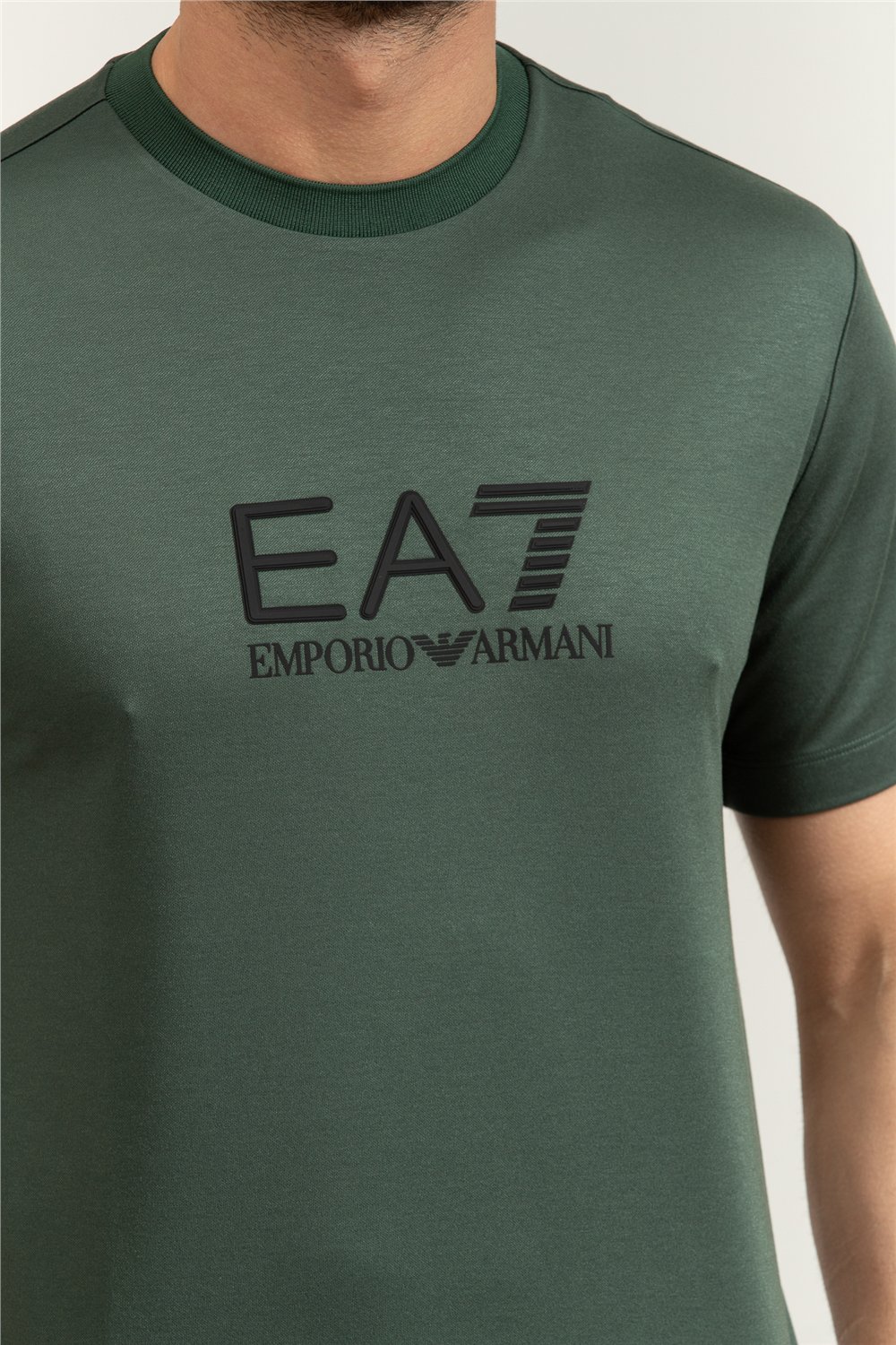 EA7 Erkek Bisiklet Yaka T-Shirt