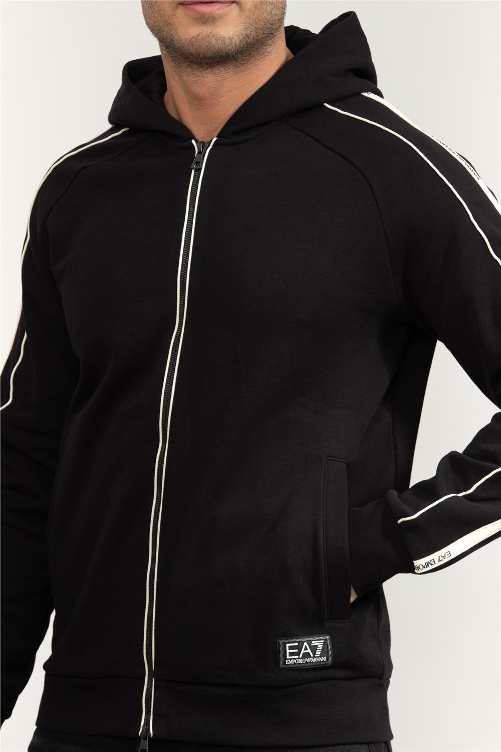 EA7 Erkek Fermuarlı Sweatshirt