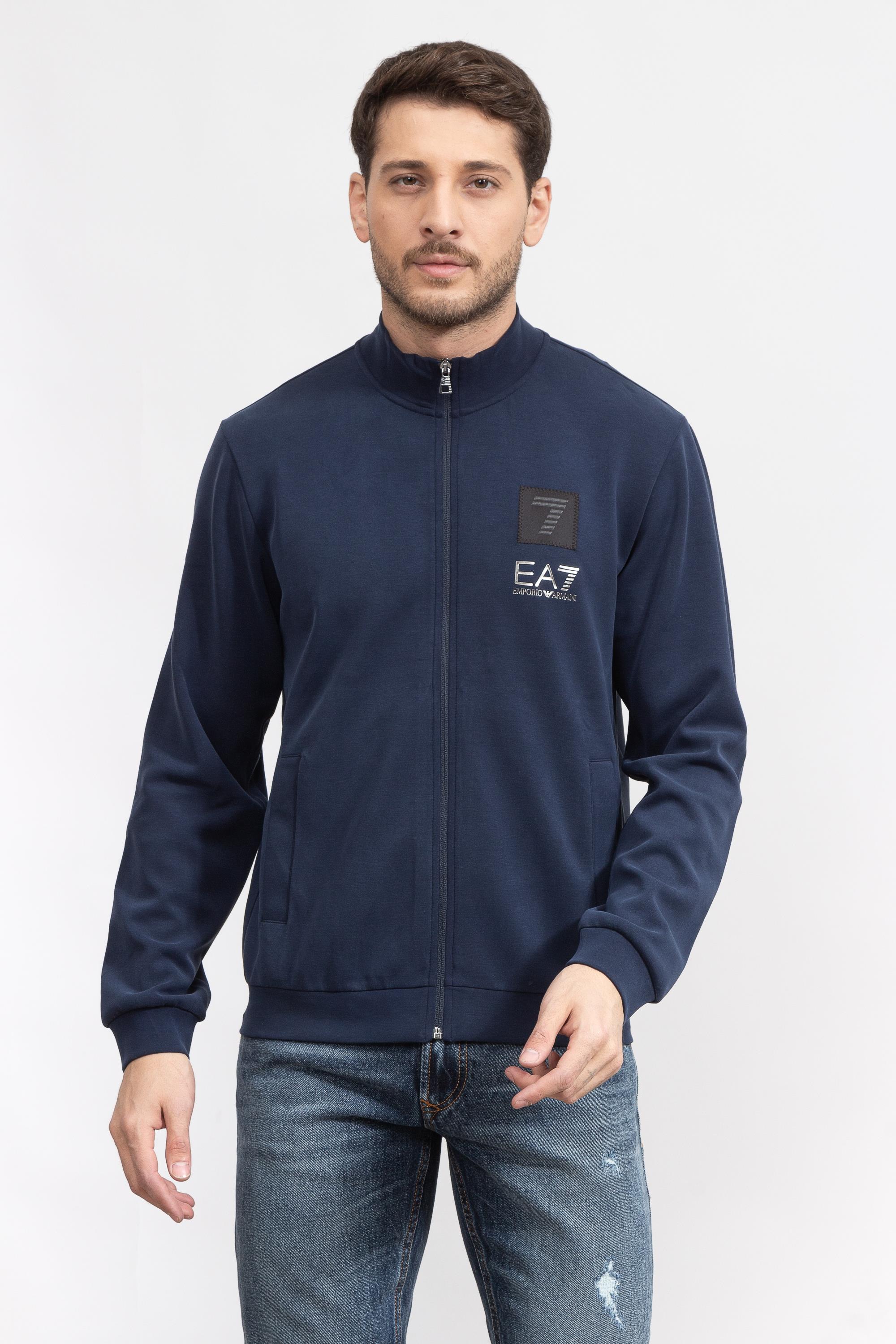 EA7 Erkek Fermuarlı Sweatshirt