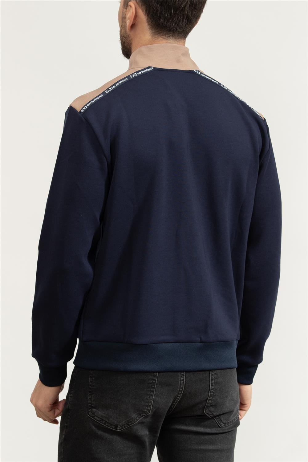 EA7 Erkek Fermuarlı Sweatshirt