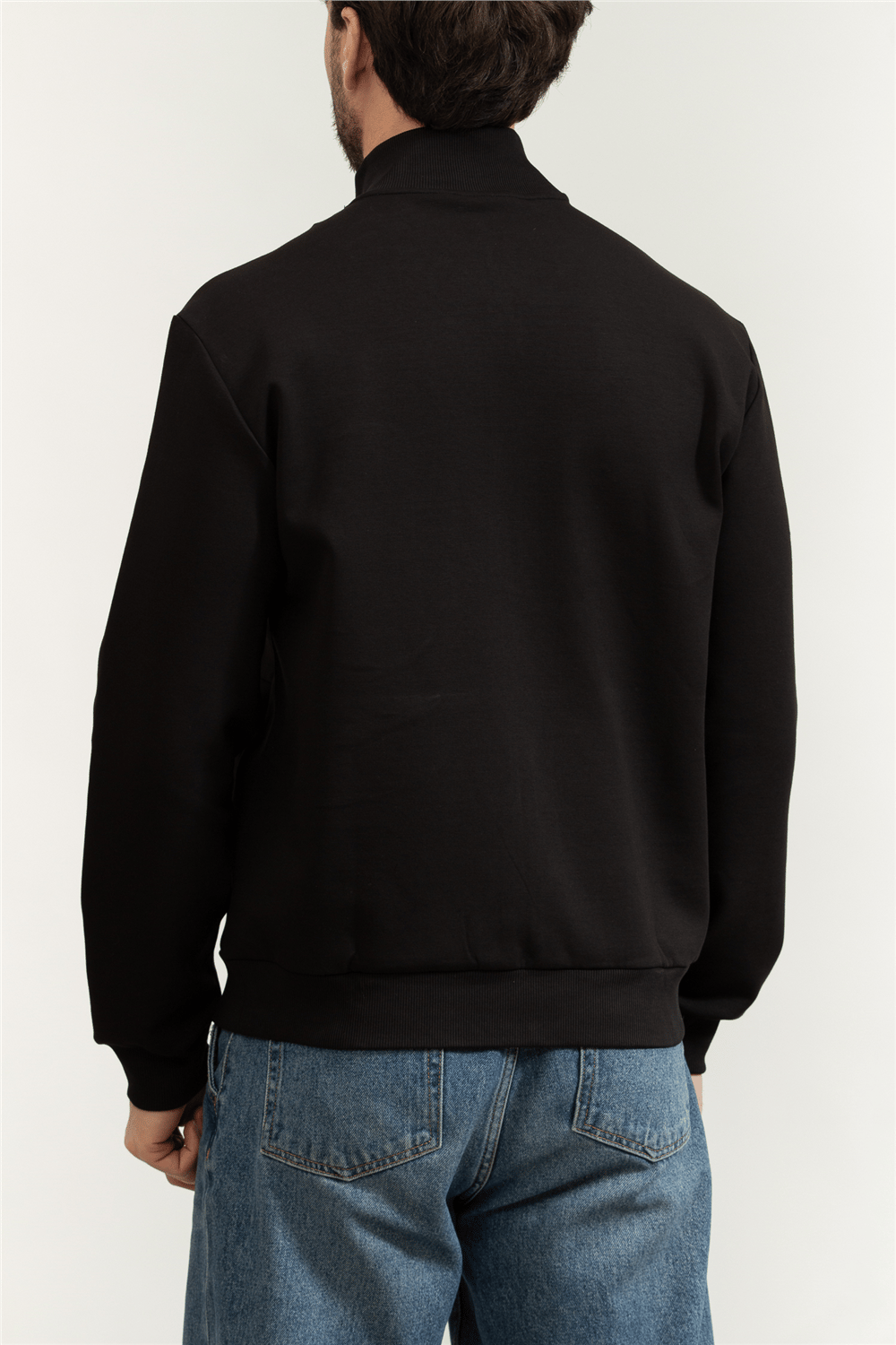 EA7 Erkek Fermuarlı Sweatshirt