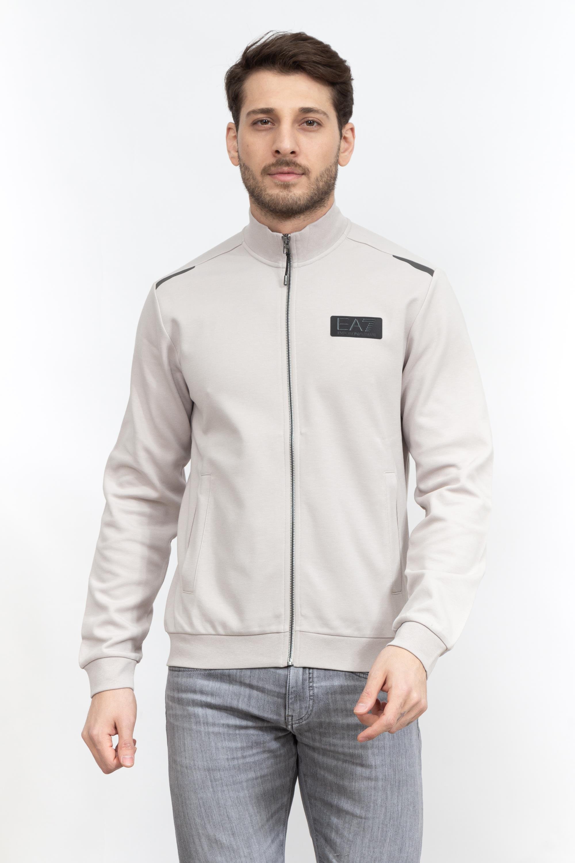 EA7 Erkek Fermuarlı Sweatshirt