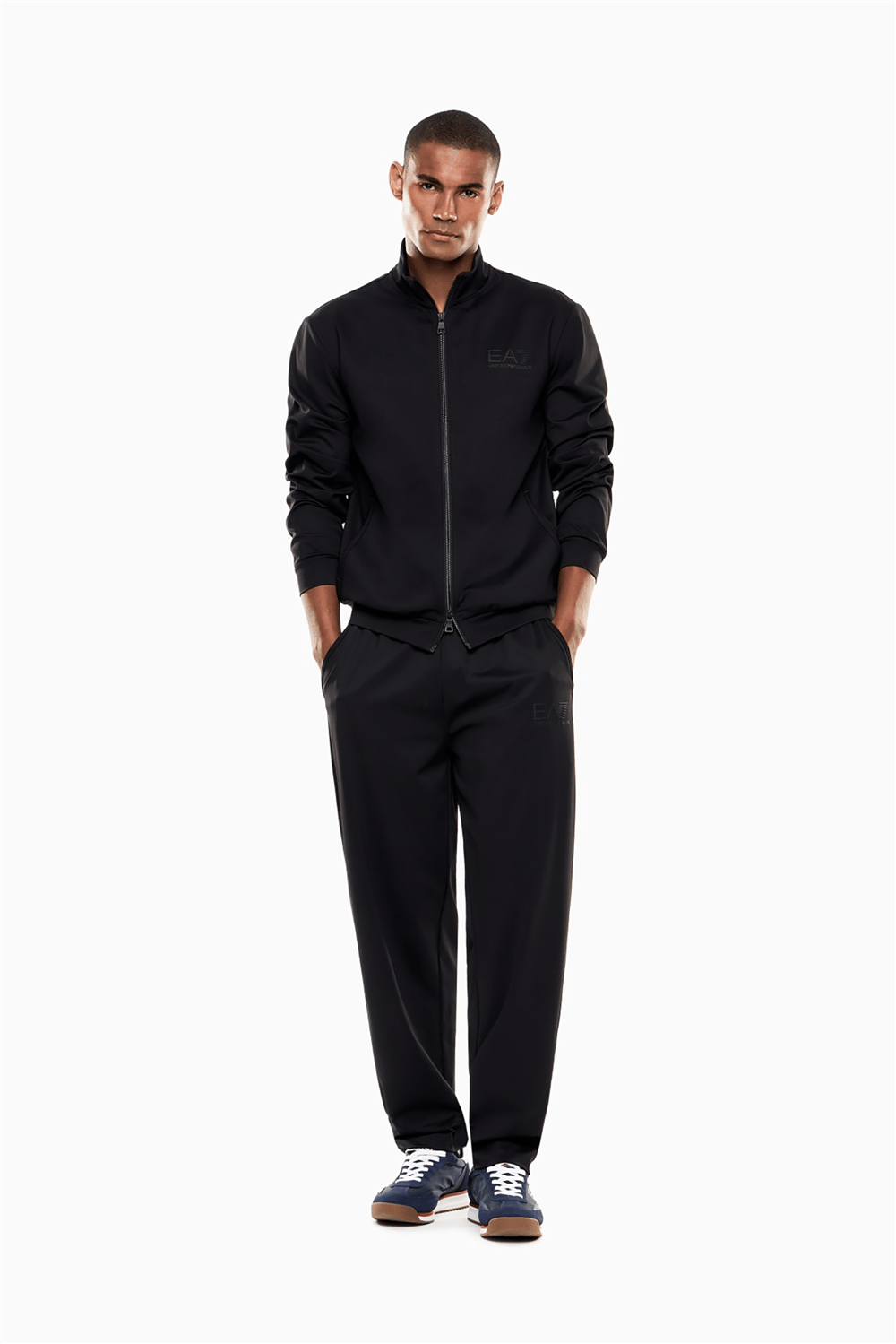 EA7 Erkek Fermuarlı Sweatshirt