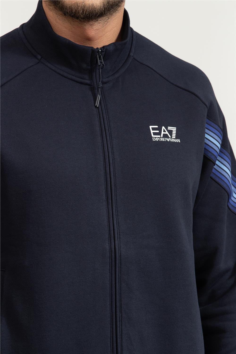 EA7 Erkek Fermuarlı Sweatshirt