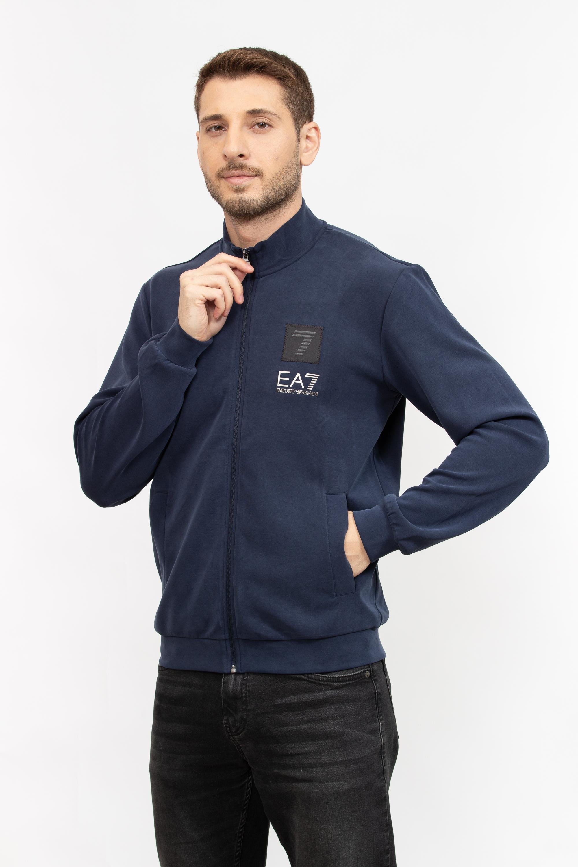 EA7 Erkek Fermuarlı Sweatshirt