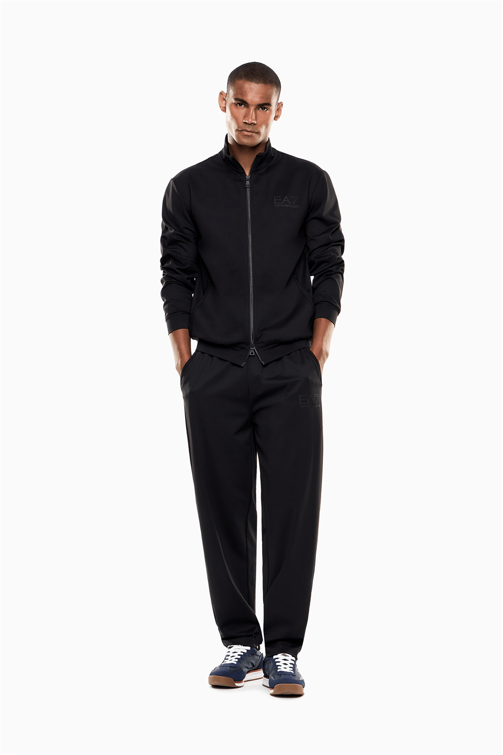 EA7 Erkek Fermuarlı Sweatshirt