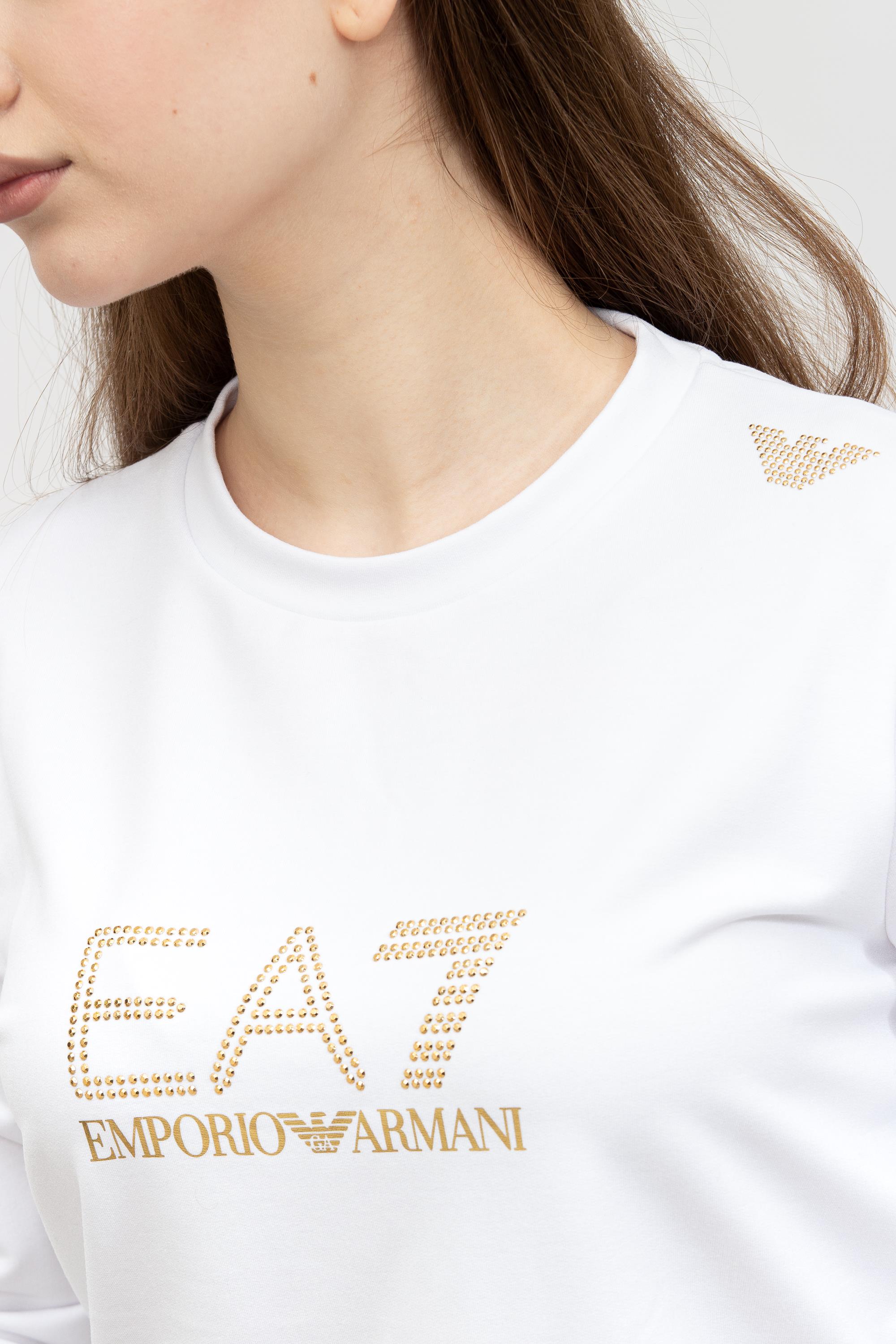 EA7 Kadın Bisiklet Yaka Sweatshirt