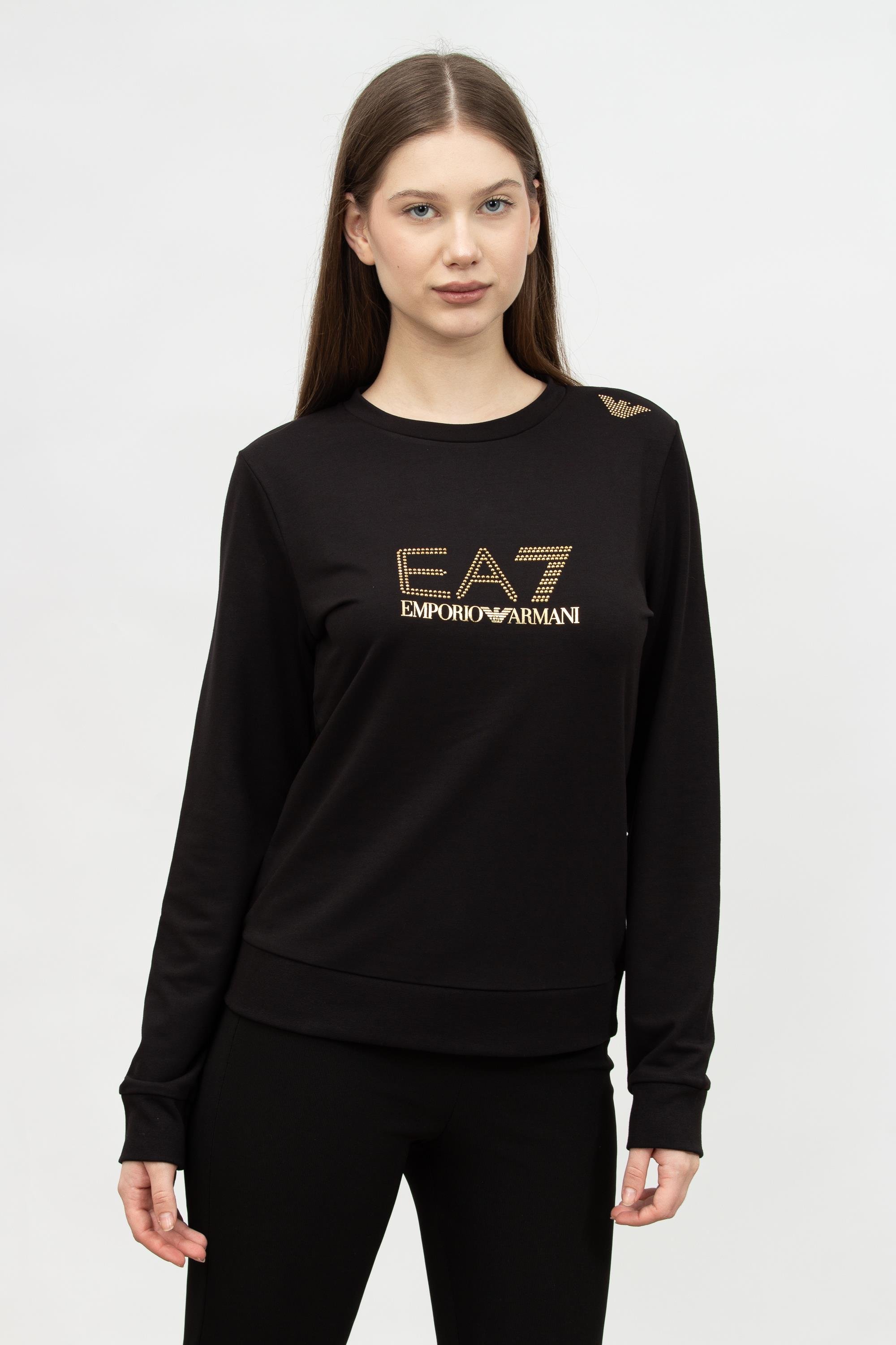 EA7 Kadın Bisiklet Yaka Sweatshirt