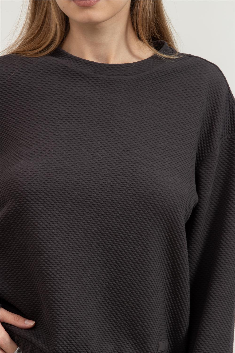 EA7 Kadın Bisiklet Yaka Sweatshirt