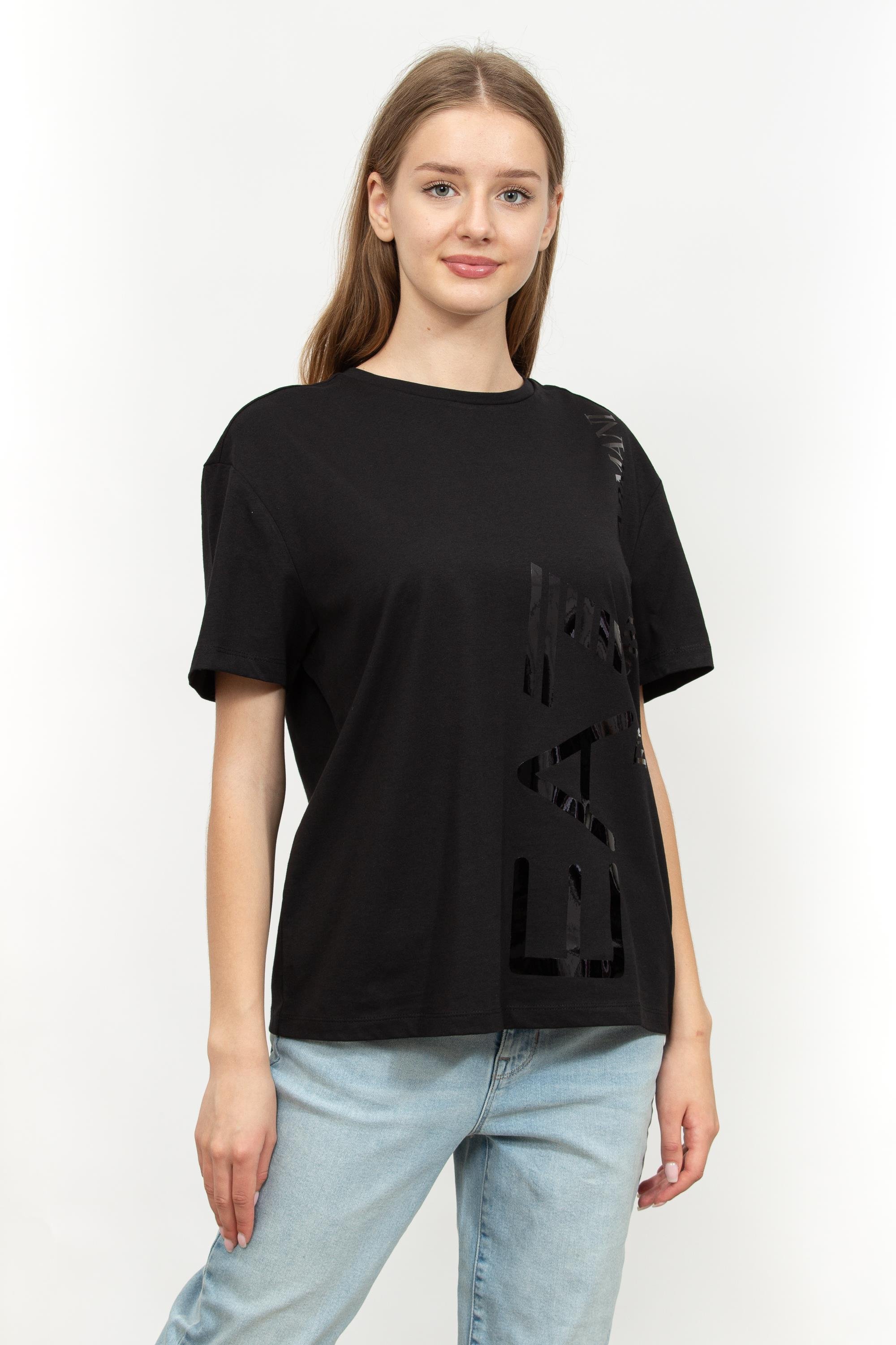 EA7 Kadın Bisiklet Yaka T-Shirt