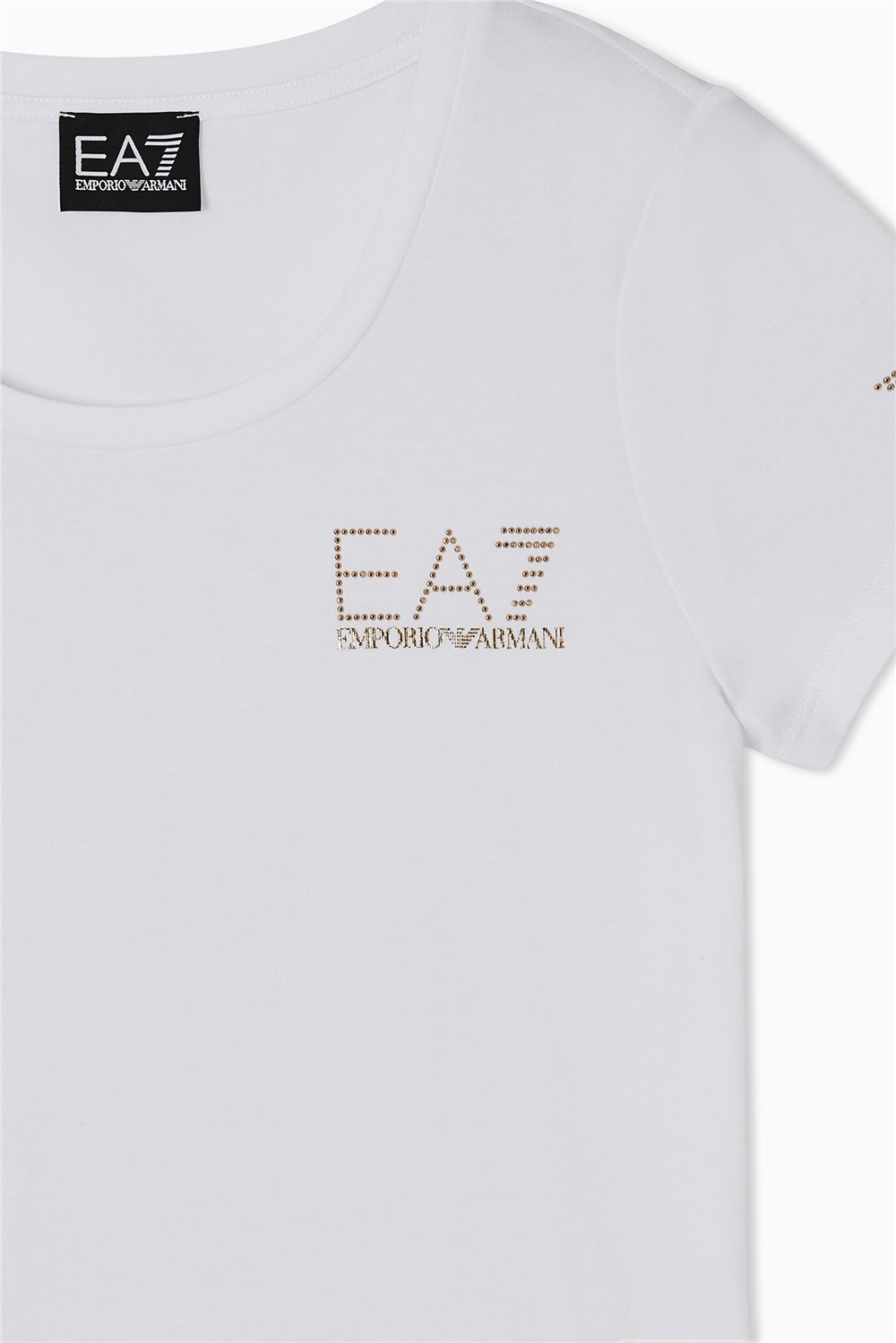 EA7 Kadın Bisiklet Yaka T-Shirt