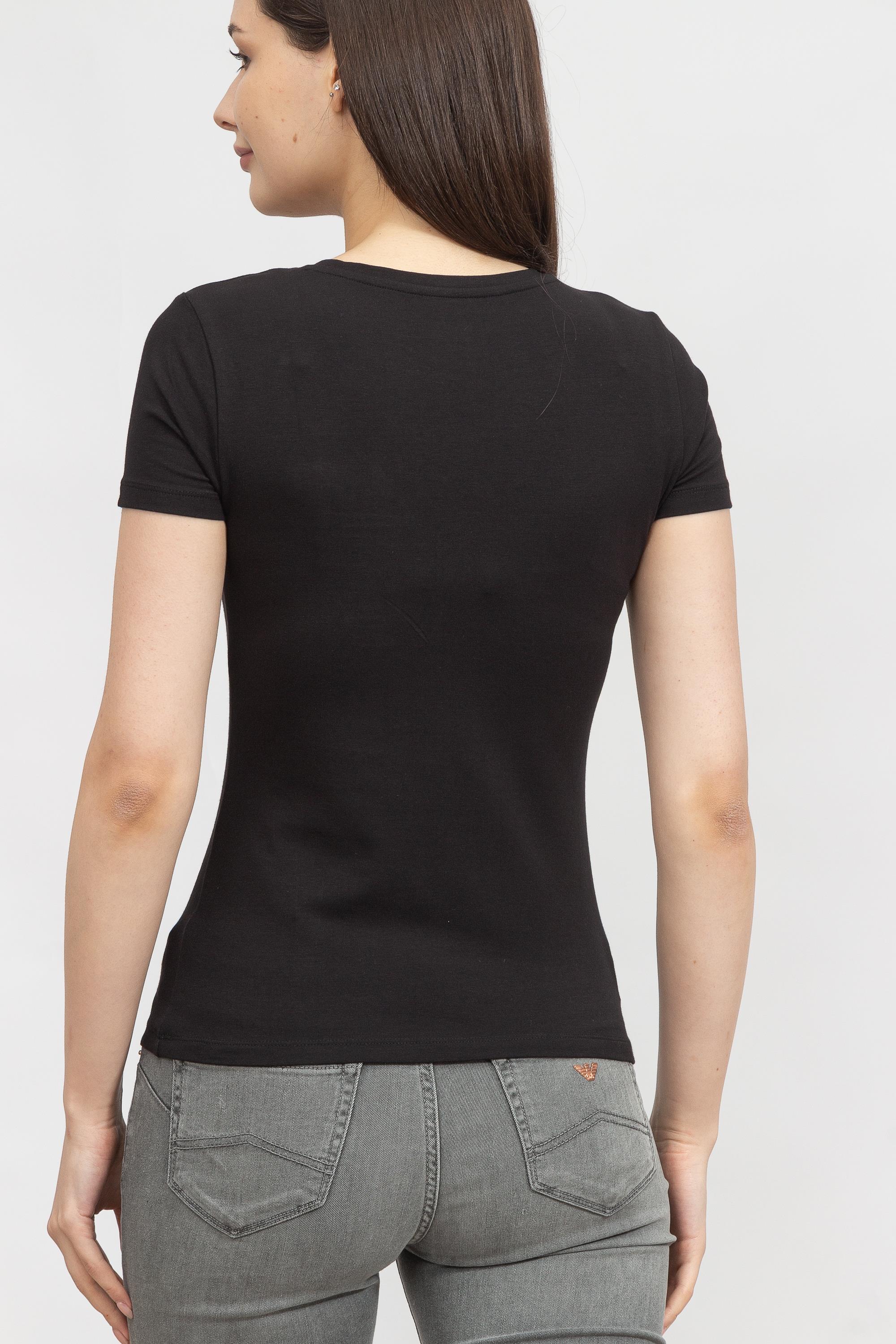 EA7 Kadın Bisiklet Yaka T-Shirt
