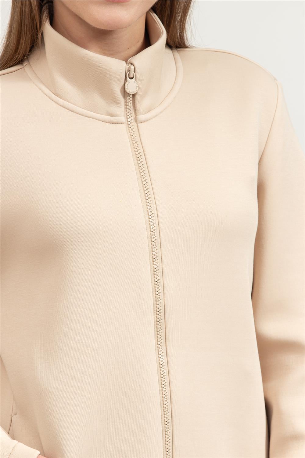 EA7 Kadın Fermuarlı Sweatshirt