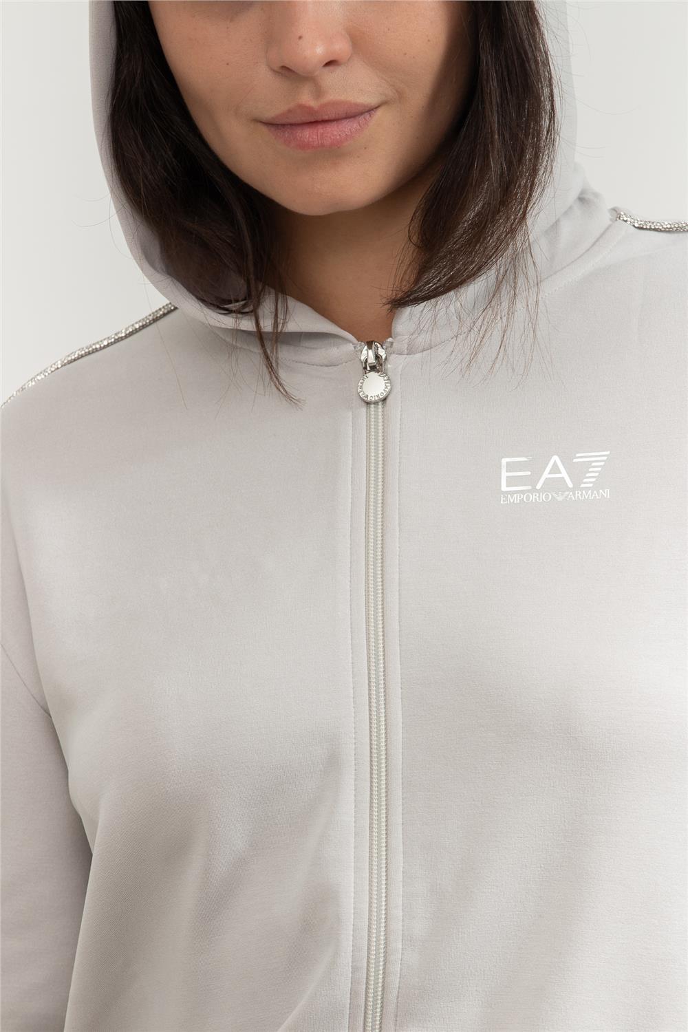 EA7 Kadın Fermuarlı Sweatshirt