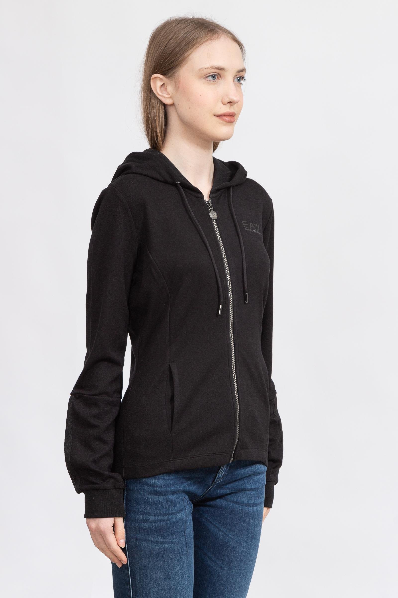 EA7 Kadın Fermuarlı Sweatshirt