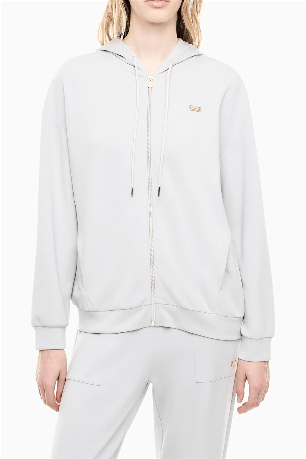 EA7 Kadın Kapüşonlu Sweatshirt Çok Renkli