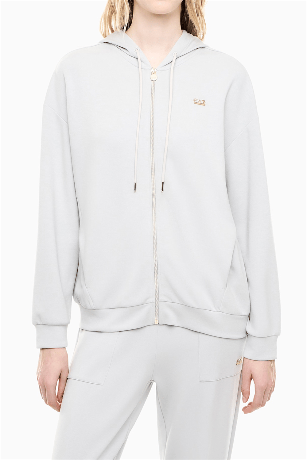 EA7 Kadın Kapüşonlu Sweatshirt Çok Renkli
