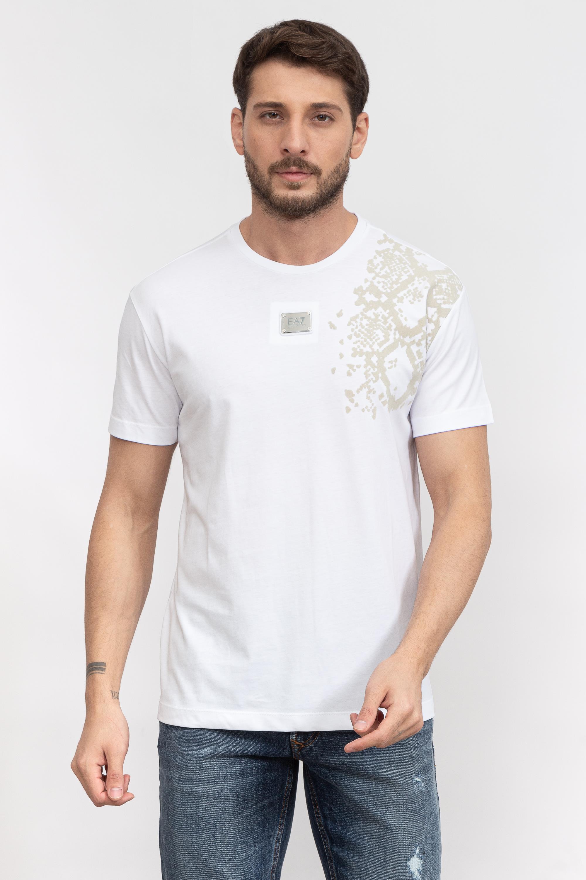 EA7 Unisex Bisiklet Yaka T-Shirt