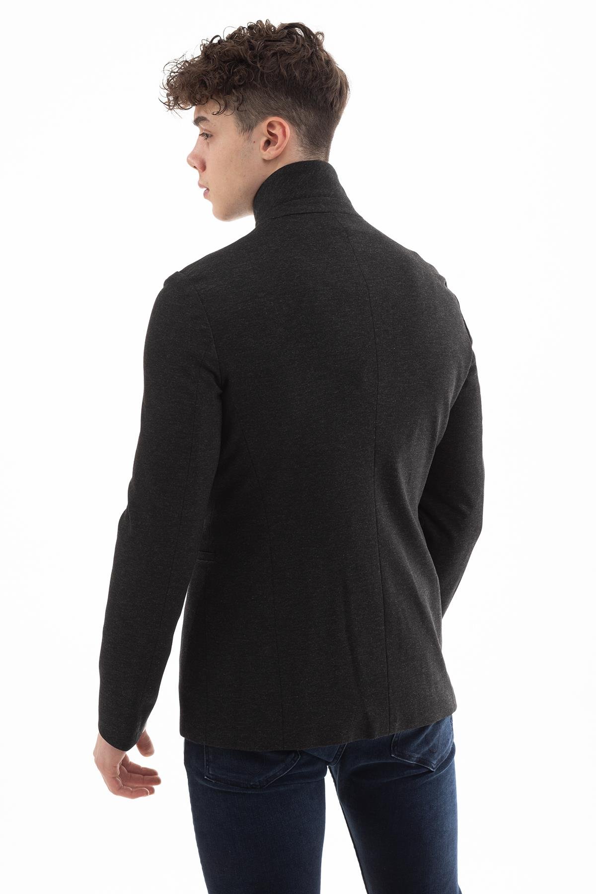 Emporio Armani Dik Yaka Erkek Blazer Ceket