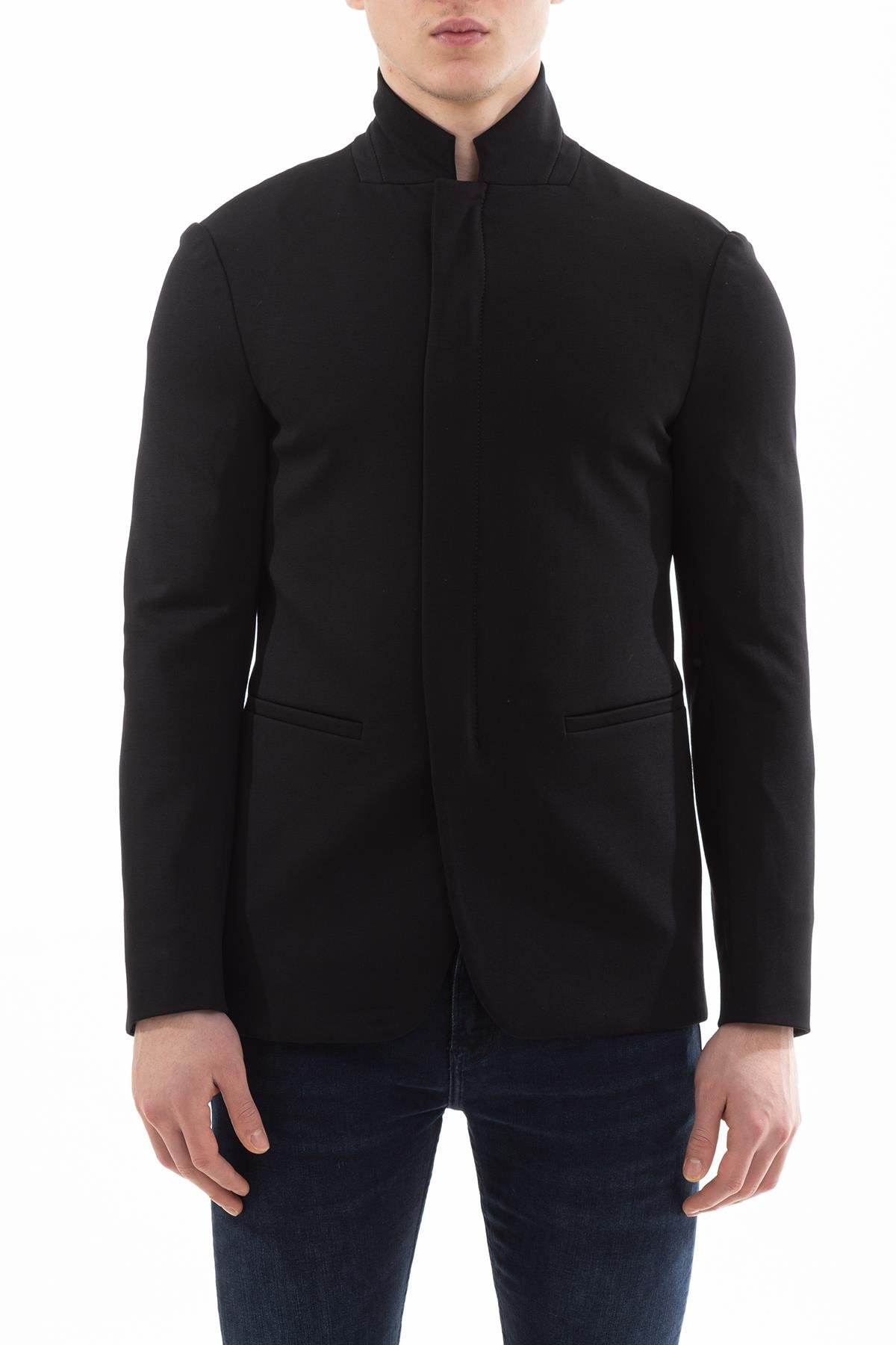 Emporio Armani Dik Yaka Erkek Blazer Ceket