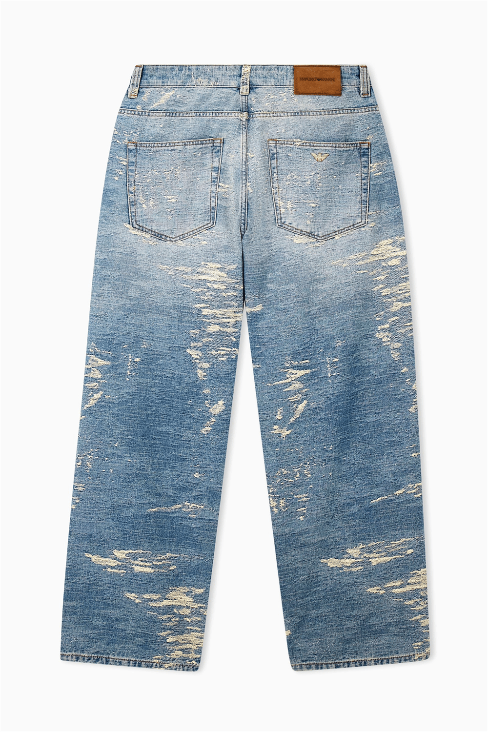Emporio Armani Erkek 5 Cepli Pantolon Açık Mavi