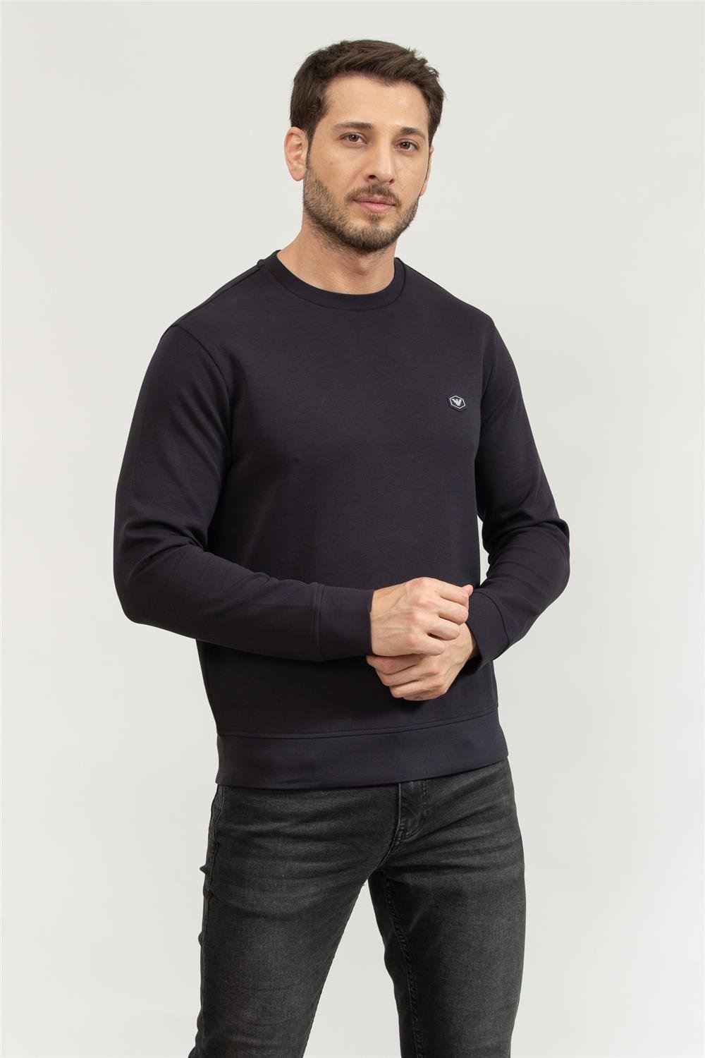 Emporio Armani Erkek Bisiklet Yaka Sweatshirt