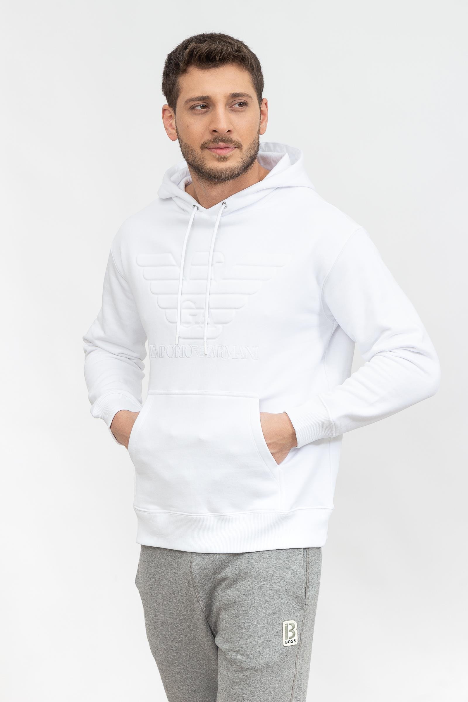 Emporio Armani Erkek Bisiklet Yaka Sweatshirt