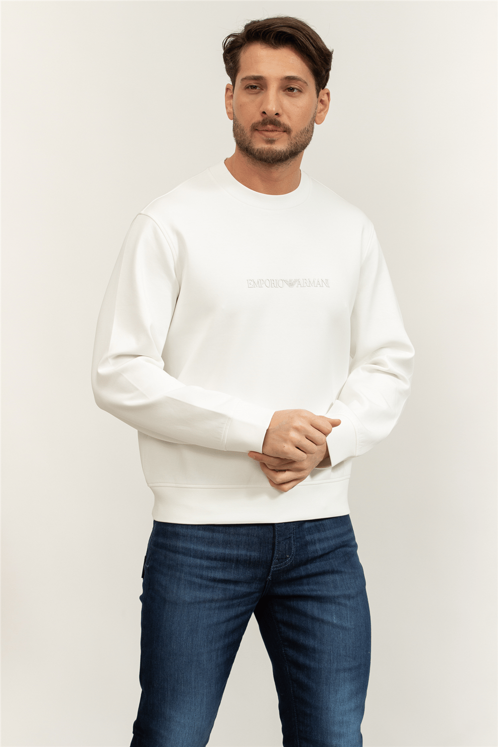 Emporio Armani Erkek Bisiklet Yaka Sweatshirt