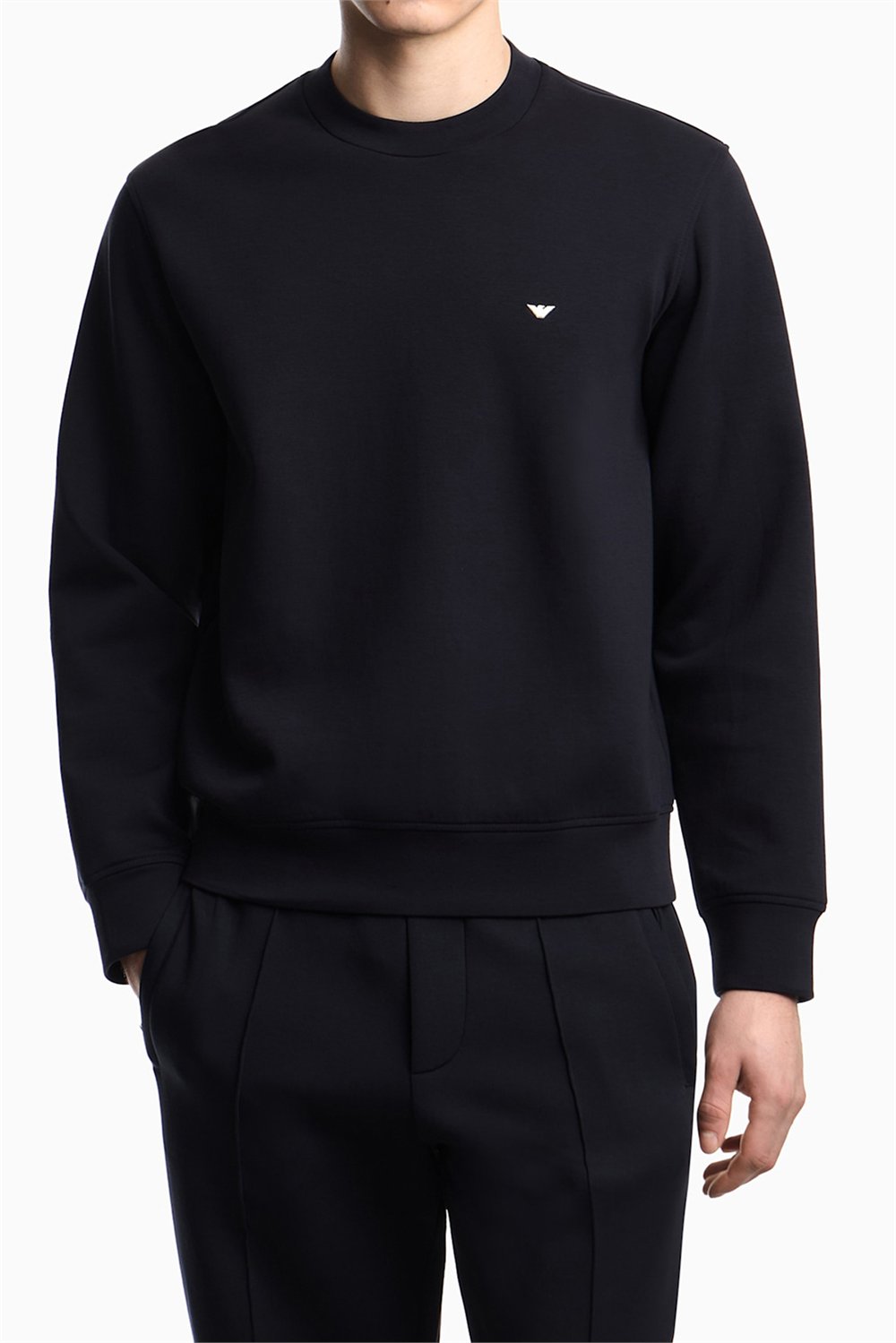 Emporio Armani Erkek Bisiklet Yaka Sweatshirt Lacivert