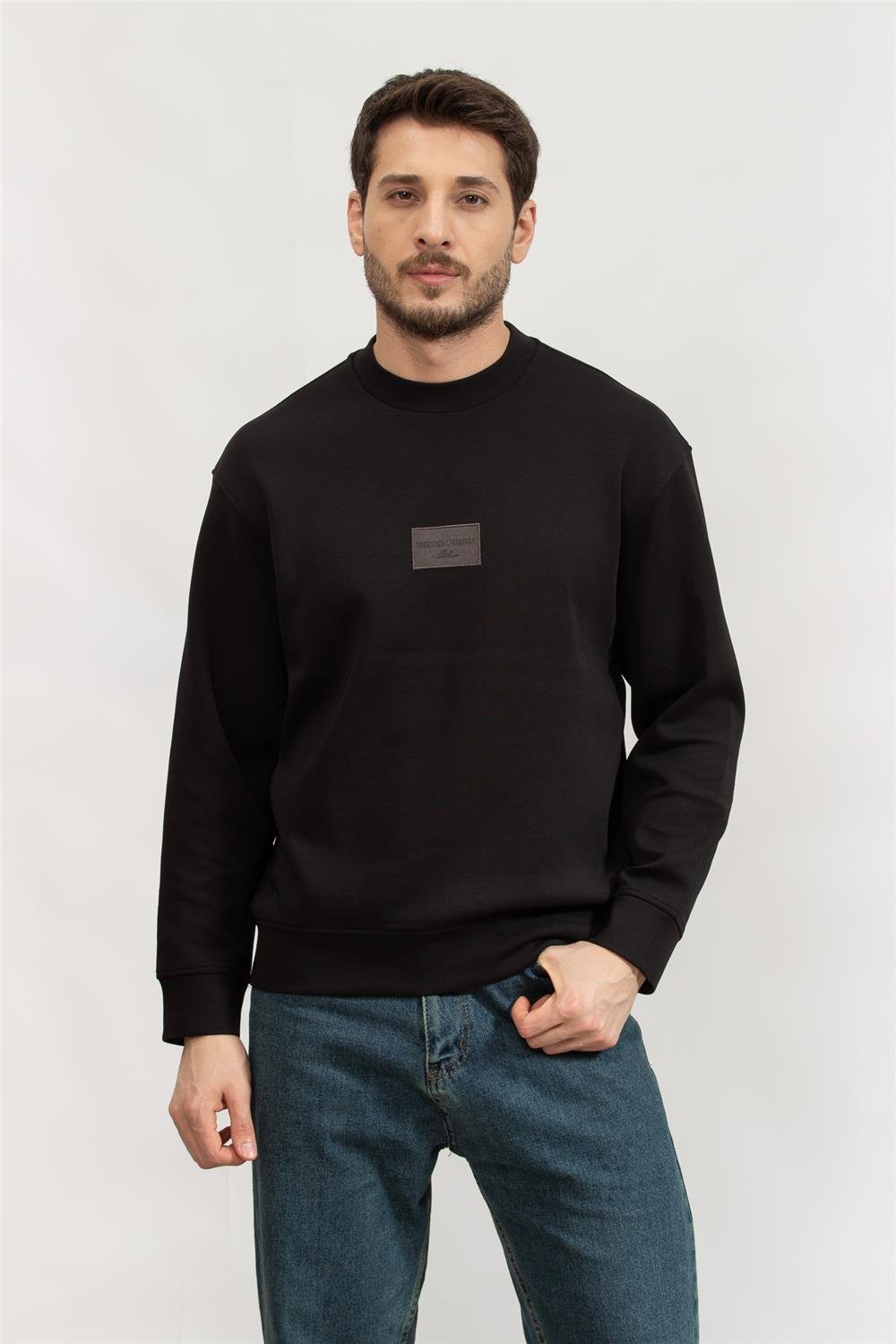 Emporio Armani Erkek Bisiklet Yaka Sweatshirt