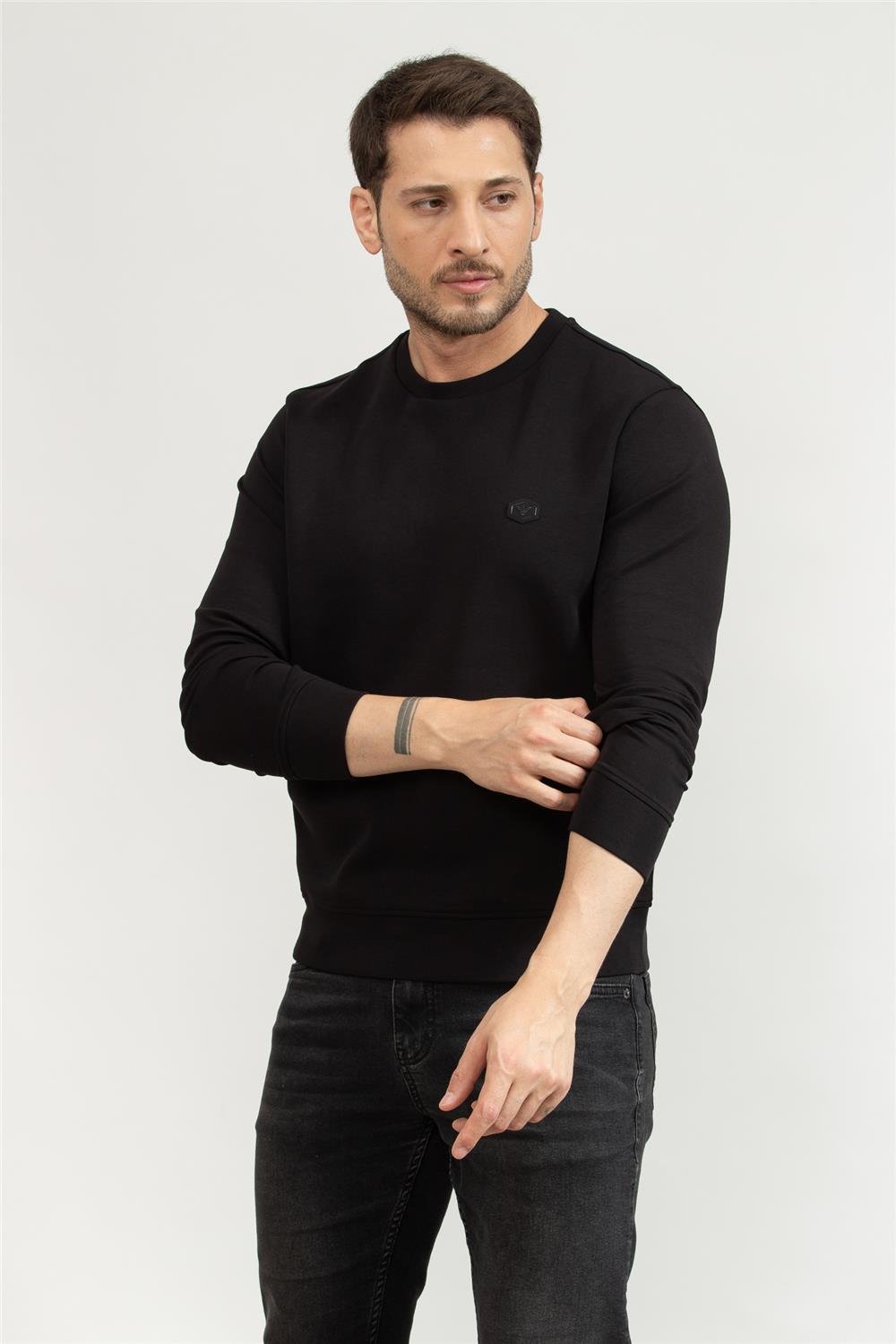 Emporio Armani Erkek Bisiklet Yaka Sweatshirt