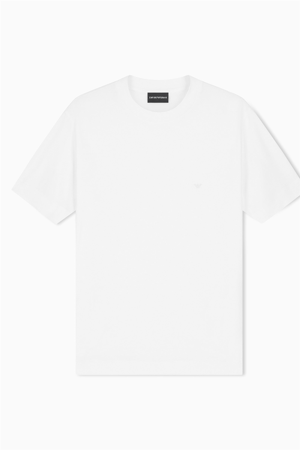 Emporio Armani Erkek Bisiklet Yaka T-Shirt Beyaz