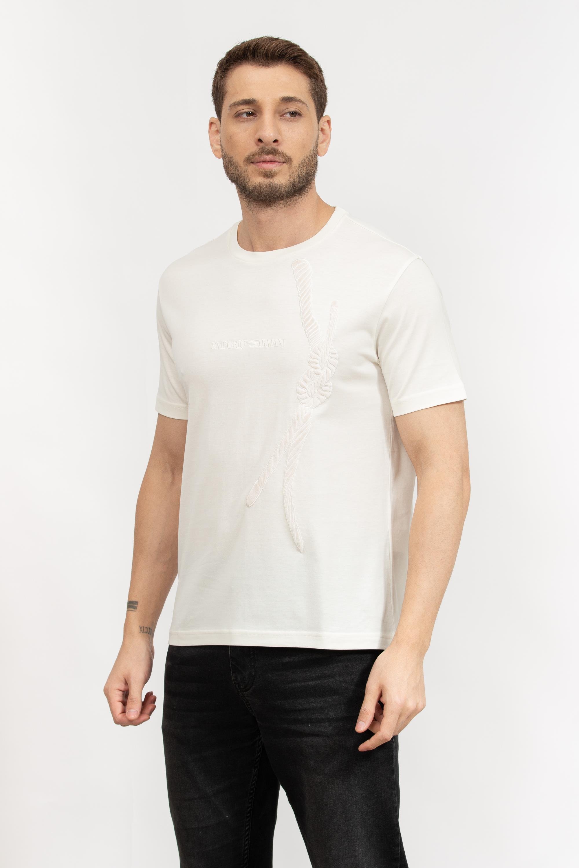 Emporio Armani Erkek Bisiklet Yaka T-Shirt
