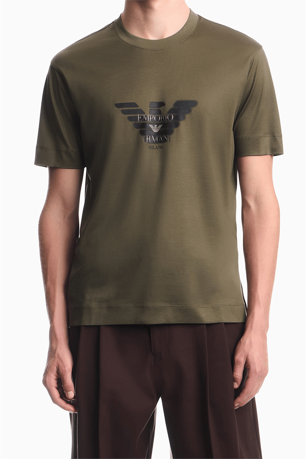 Emporio Armani Erkek Bisiklet Yaka T-Shirt