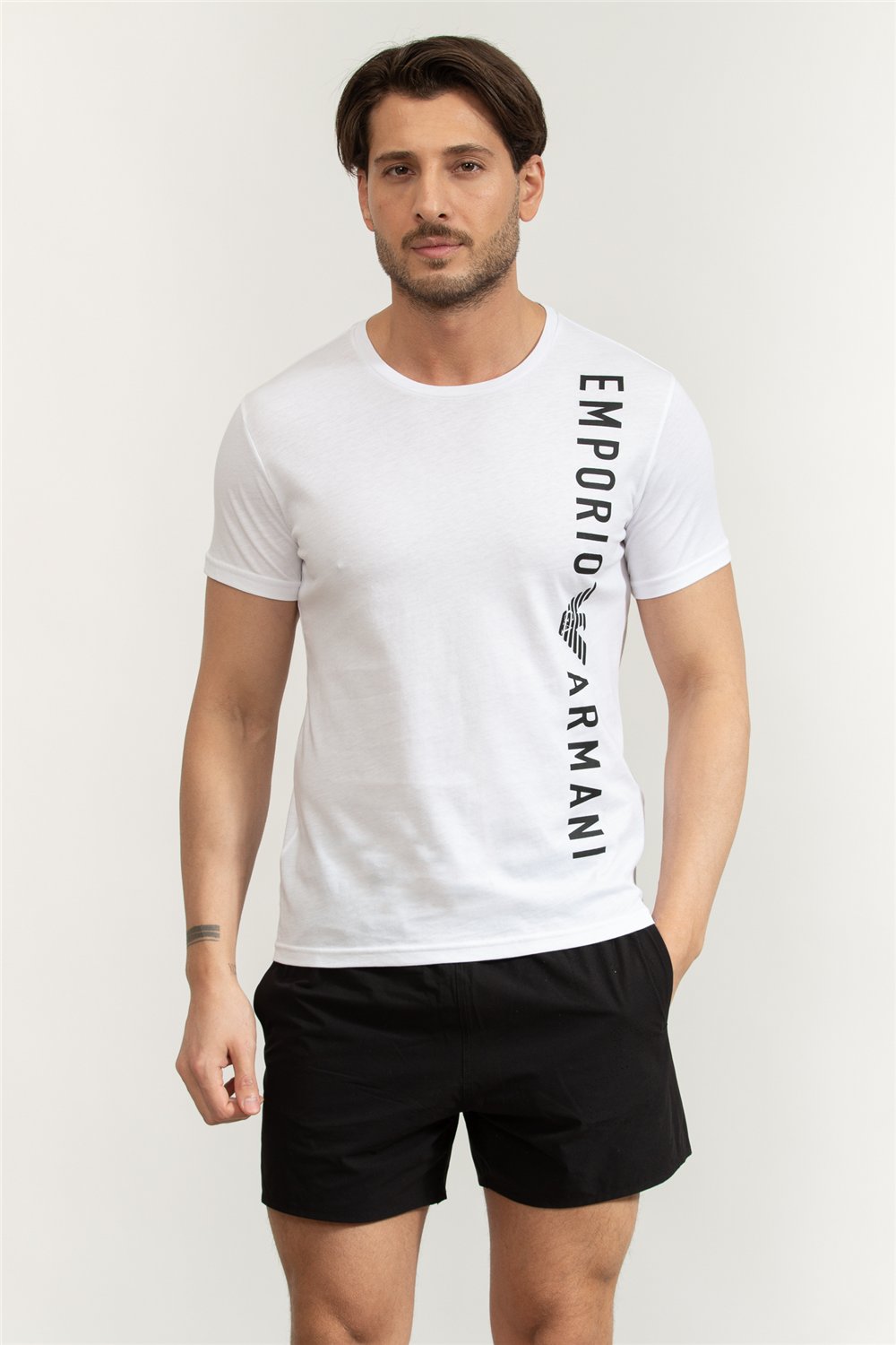 Emporio Armani Erkek Bisiklet Yaka T-Shirt