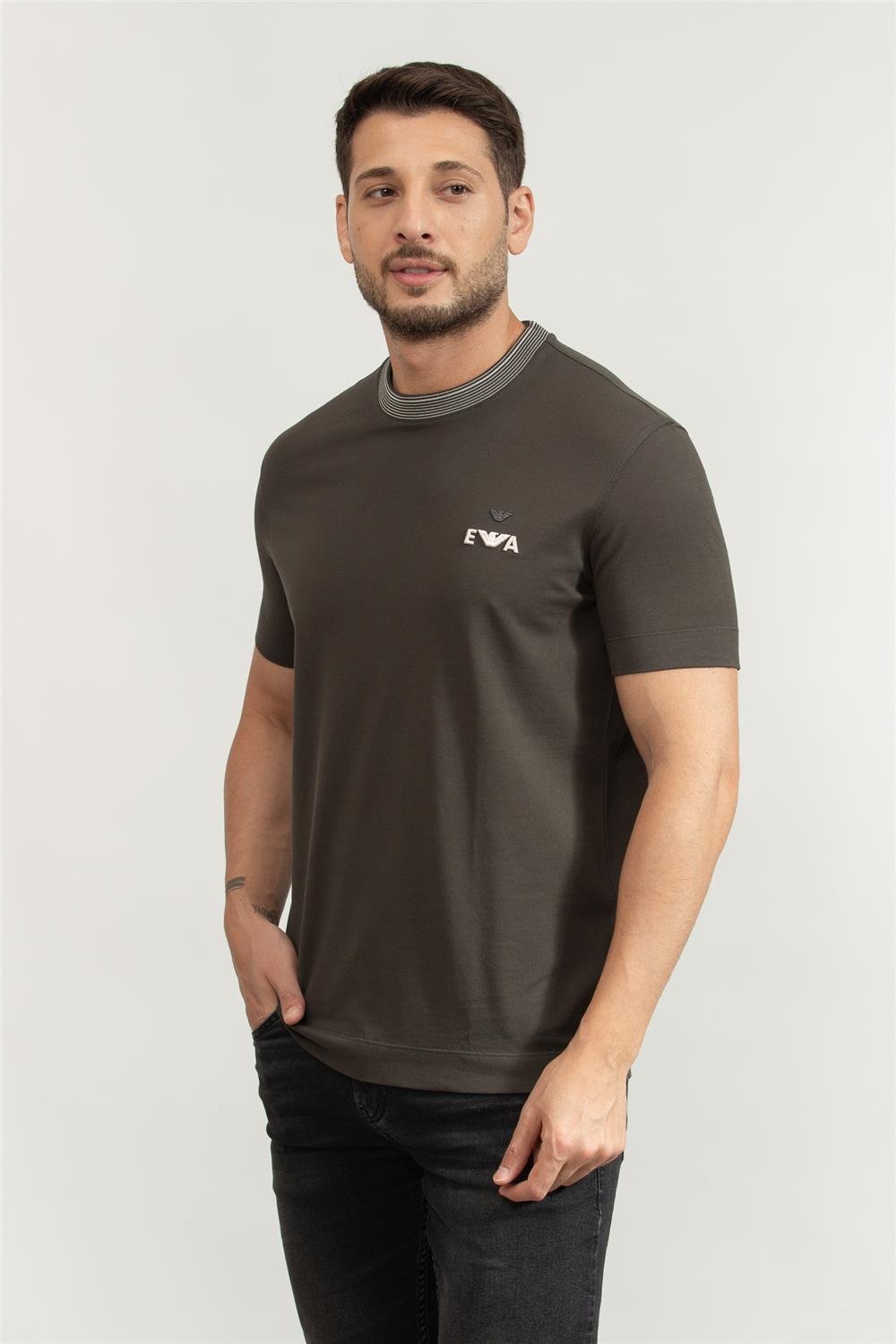 Emporio Armani Erkek Bisiklet Yaka T-Shirt