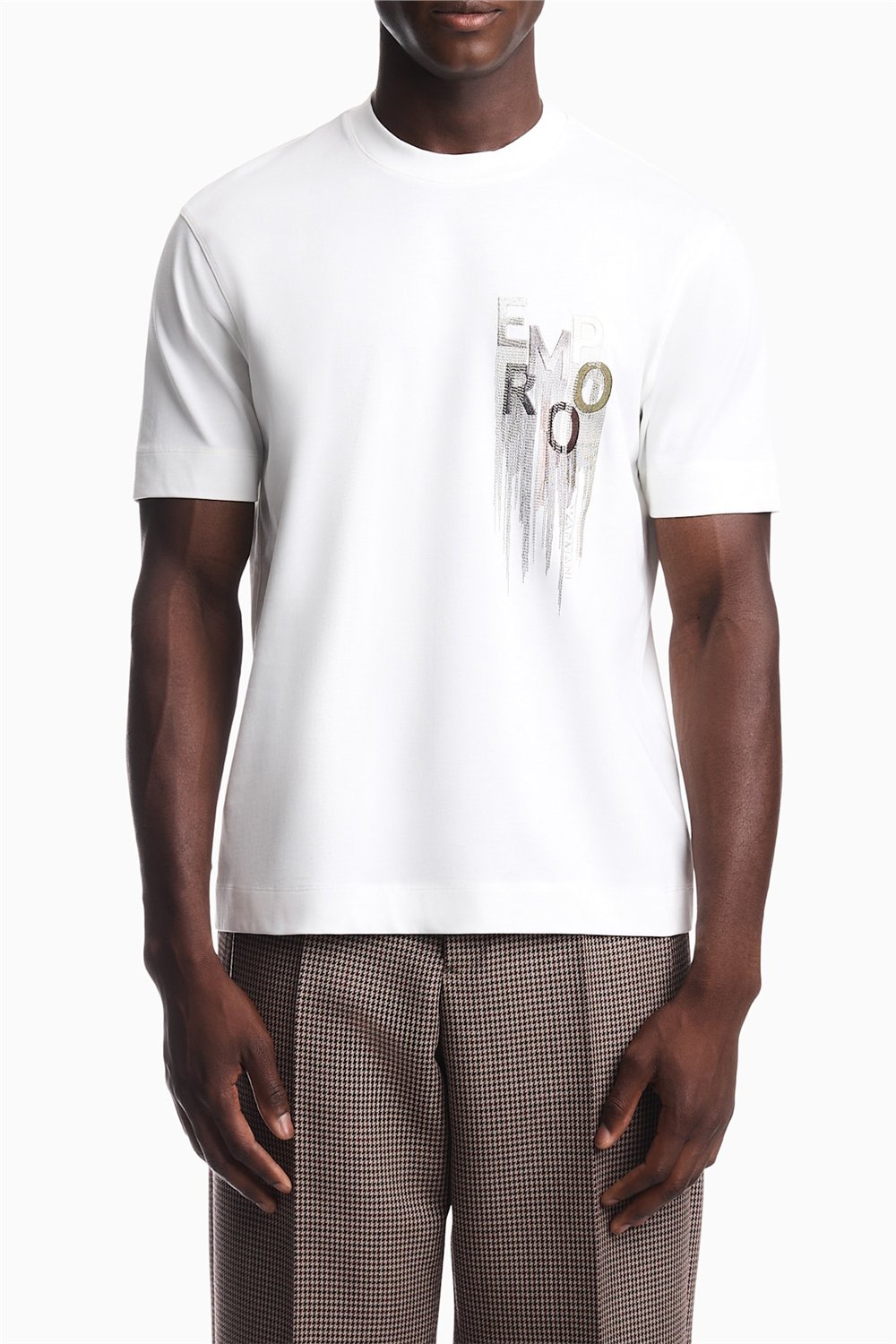 Emporio Armani Erkek Bisiklet Yaka T-Shirt