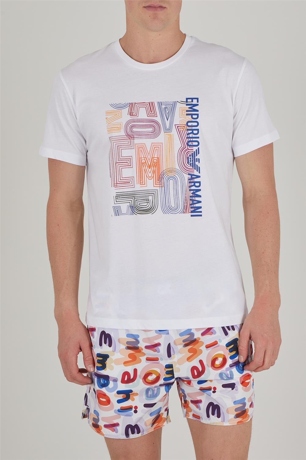 Emporio Armani Erkek Bisiklet Yaka T-Shirt