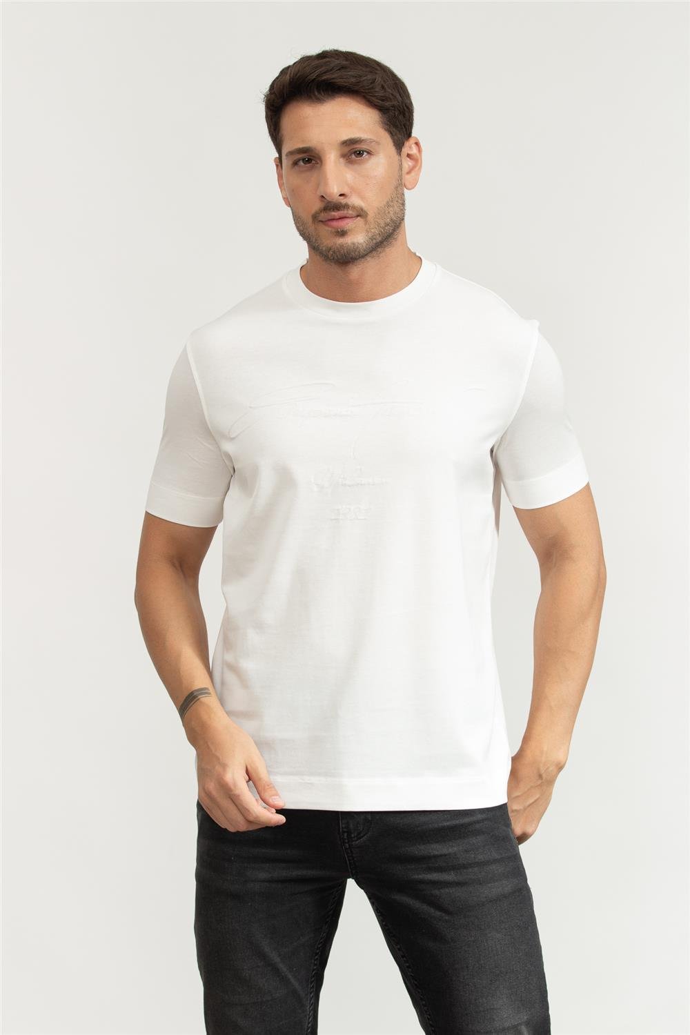 Emporio Armani Erkek Bisiklet Yaka T-Shirt