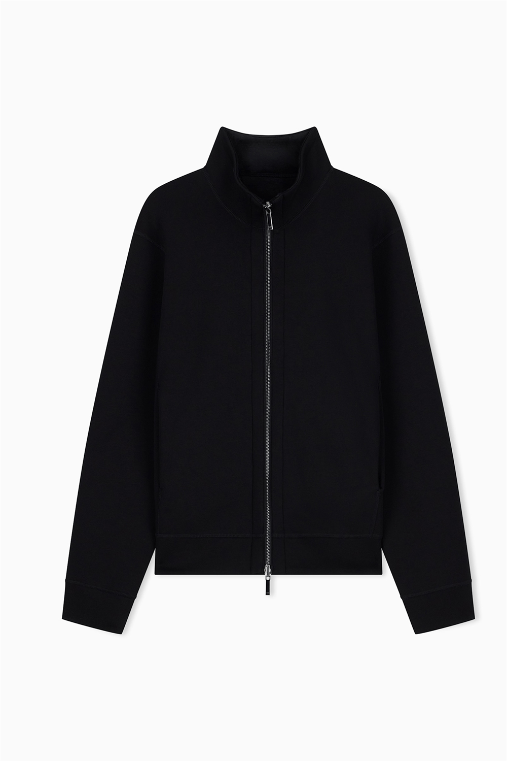 Emporio Armani Erkek Fermuarlı Sweatshirt Siyah