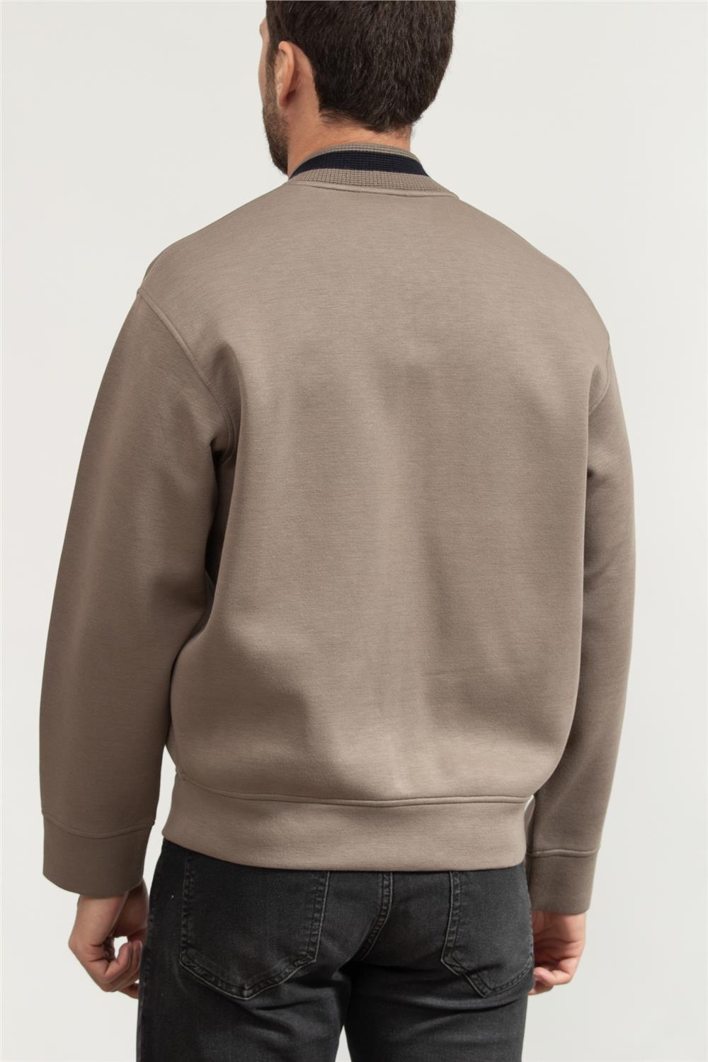 Emporio Armani Erkek Fermuarlı Sweatshirt