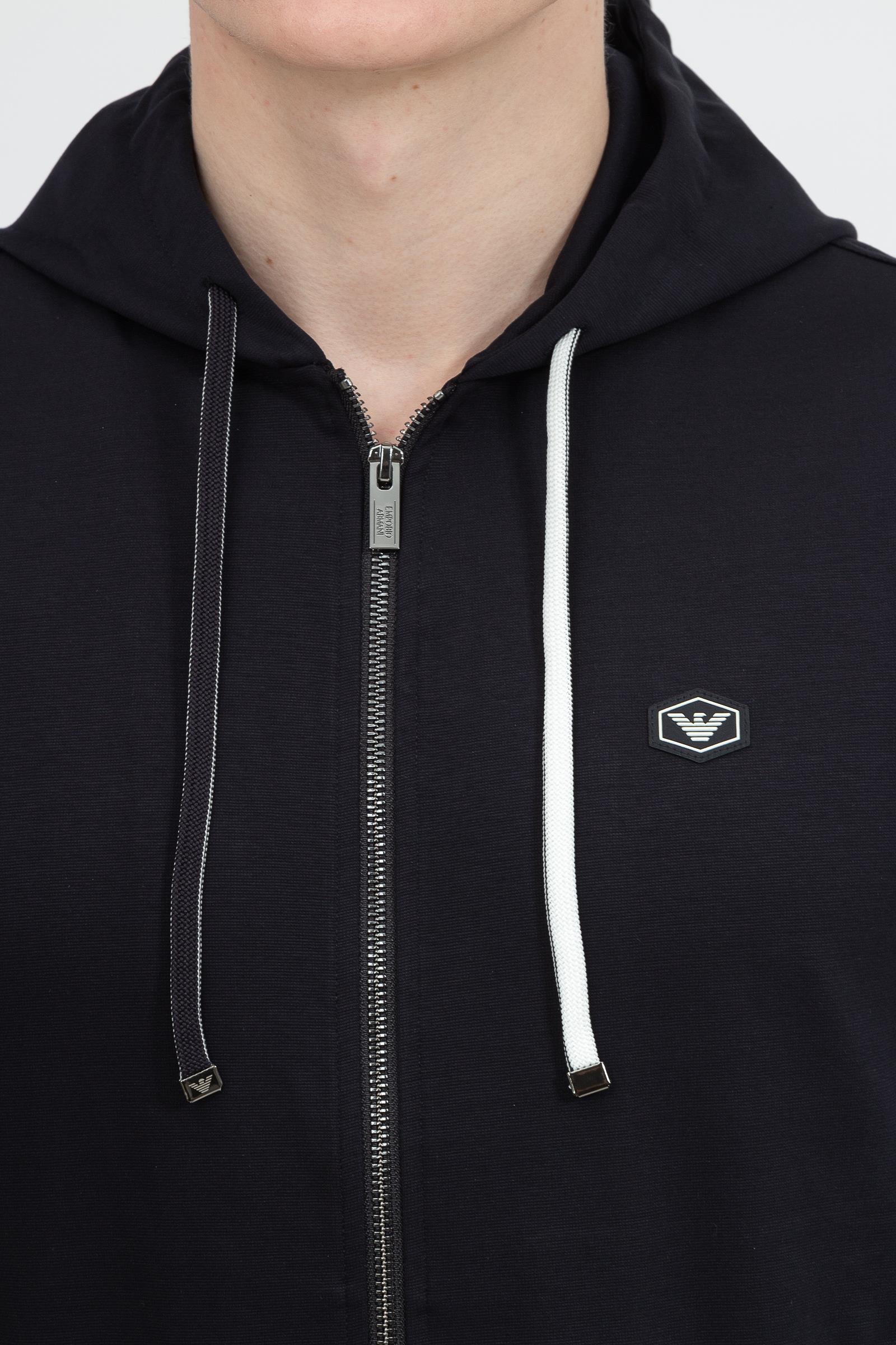 Emporio Armani Erkek Fermuarlı Sweatshirt